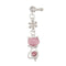 3.5mm Jack Cat Crystal Dust Plug Pink P9I2