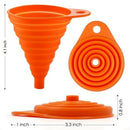 Collapsible Silicone Funnel Set, 5 Pieces Must-Have Kitchen Food Grade Sili G5N2
