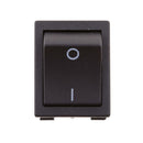 20A/250V 4Pin ON OFF DPST Black Button Rocker Switch for Car Boat Motorcycle