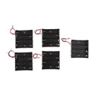 5 Pack 4 Slots X 3.7V  Case Holder DIY Plastic Storage Box