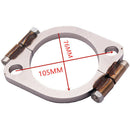 3'' Inch Exhaust Flange Flat Oval Split Repair Replacement For Car Vehicle