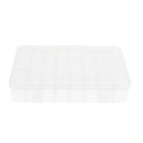Transparent Plastic Grid Box Storage Organizer for Display Collection with
