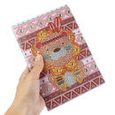 DIY Special Shaped Diamond Painting Lion 50 Pages A5 Drawing Notebook Craft