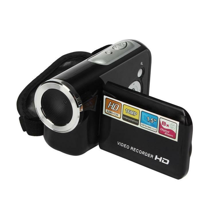 1.5 Inch TFT 16MP 8X Digital Zoom Video Recorder HD Video Camcorder Camera SD