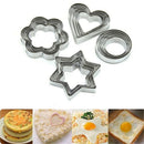 20pcs Stainless Star Heart Flower Round Cookie Cake Fruit Cutter Biscuit Mold-OZ