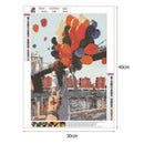 5D DIY Full Drill Diamond Painting Balloon Lovers Cross Stitch Embroidery