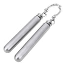 Nun-chucks Shape Stainless Steel Whisky Hip Flask Tubes Camping Wine Bottle