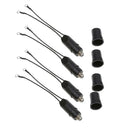 4 Pieces TV Antenna 300 To 75 Ohm Matching Trans-former Converter VHF/UHF/FM