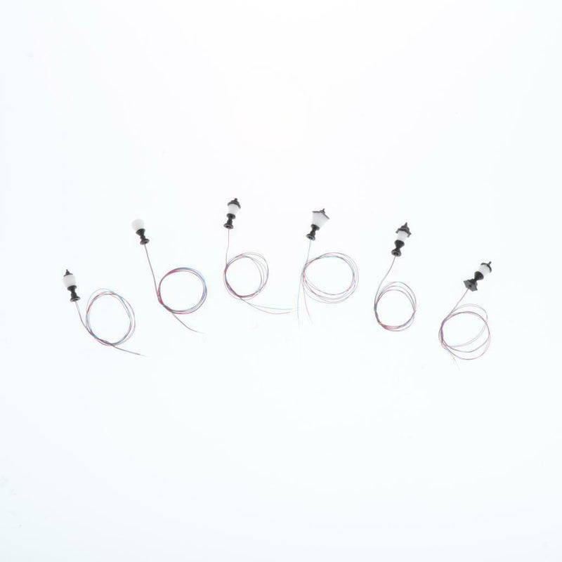 10Pcs 1: 100 Mini DIY Modeling Street Lamps Lamppost LED Lamps Lights Lighting