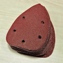 50 Pieces Mouse Detail Sander Sandpaper Sanding Paper Hook and Loop Assorte X5O9
