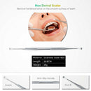 3pcs Dental Instrument Mouth Mirror Tweezers Probe Dental Mirror Tool Useful hfd