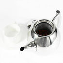 1L Durable Stainless Steel Teapot Coffee Pot Kettle With Filter Large Capac