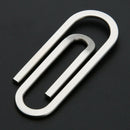Stainless Steel Metal Money Clips Paper Clip Holder Folder