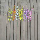 10pcs Artificial Butterfly Orchid Real Touch Flowers Xmas Room Decor Blue