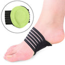 2pc Thickening Count Foot Cushioned Arch Supports with Shock Absorbing Core M&E
