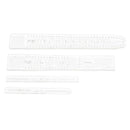 4 Sets Leathercraft Acrylic Watch Strap Band Stencil Template 20-18/18-16mm
