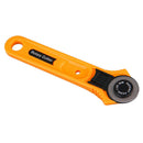 28mm Yellow Fabric Craft Roller Cutter Paper Leather Vinyl Blade Cutting Tool