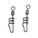 20 Pieces Fishing Swivels Fishing Line Swirl Connector Terminal Tackle 10#