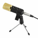 Adjustable Metal Tripod Desktop Table Mic Microphone Clamp Clip Holder Stand