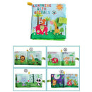 Soft Cloth Book Infant Educational Toys Newborn Learning Book(animal)