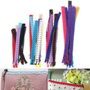 10x Nylon Mixed Color Lace Edge Zipper Puller DIY Craft Zip Tailor Sewin OBL