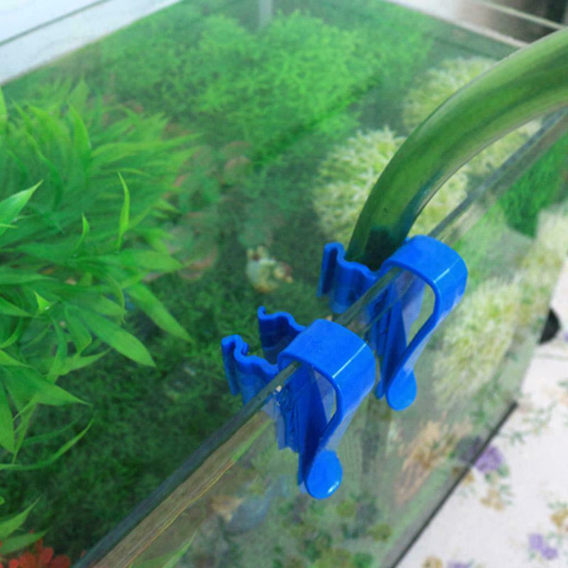Aquarium Fish Tank Filtration Hose Holder Water Pipe Clamp Clip Air Fixing Favor