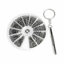 1000PCS Small 12 Kinds of Stainless Steel Screw Nuts Electronics Assortme PGS