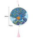 DIY Diamond Painting Peafowl Tassel Wall Picture Cross Stitch Embroidery