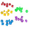 14 Pack Red& D4 D6 D8 D10 D12 D20 Dice Set For D&D RPG MTG
