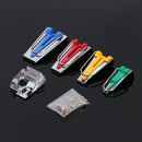Multifunction DIY Sewing Machine Accessories Set w/Foot Tape Maker Awl Pins A