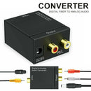 Optical Coax Toslink Digital to Analog 3.5mm RCA L/R Audio Adapter Converter