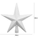 6pcs Christmas Tree Top Star Toppers Pendant for Xmas Ornaments Home Decor