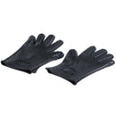 One pair Kitchen Oven Glove Heat Resistant Silicone Pot Holder Baking BBQ C