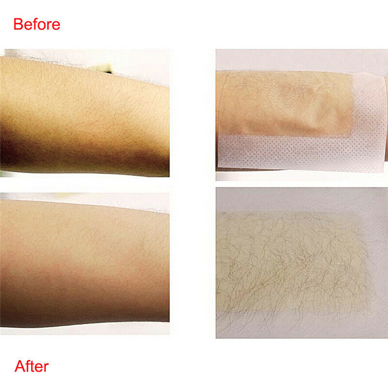 8PCS  Cold Wax Hair Removal Strips For Leg Body and Facial Hair FashionB Gn