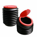 4L Car Folding Collapsible Bucket With Lid Retractable Trash Sundries Barrel