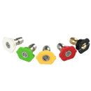 5Pcs Pressure Washer Spray Nozzles 1/4 Quick Connection Spray Tip Set (4.0  O8U3