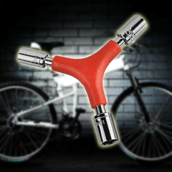 Bicycle Bike Y Type Socket Wrench Repair Tool 3 arms Hexagon Spanner 8-10mm MQN