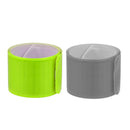 8pcs Reflective Strap Safety Band Bracelet Night Cycling Ride White&Yellow