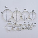 23pc Rose Cookie Cutter Stainless Steel Pastry & Biscuit Cutter Cake Mold P H8Q9