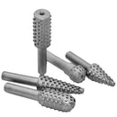 5pcs Steel Embossing Rotary Burrs Rasp File Grinding Bits Woodworking Tool