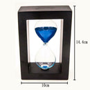 Sand Glass Clock Tea Timer 20 Minutes - Blue 20Min Hourglass Sandglass Kitchen