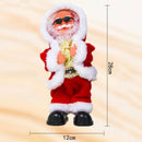 New Christmas Decorations Electric Shaking His Head Dance Santa Claus Music E4I7