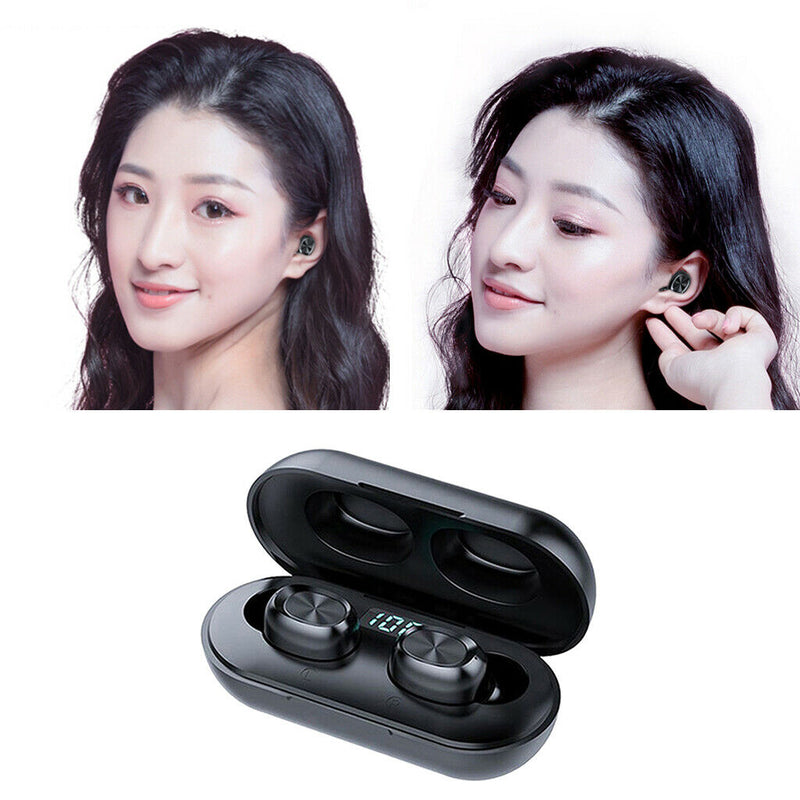 B5 True Wireless Earbuds Bluetooth Headphones Touch Control with Charging Case