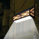 80LED Solar Wall Light Garden Human Infrared Sensor Hanging Security Lamp A
