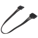 30CM SATA 15Pin Male to Female Power Cable HDD SSD Power Supply Ca Hn