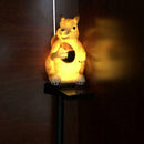 Solar LED Squirrel Lawn Light Waterproof Garden Landscape Decorative Lamp