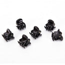 Fashion Women Girls 12pcs Black Plastic Mini Hairpin 6 Claws Hair Clip Clam JR
