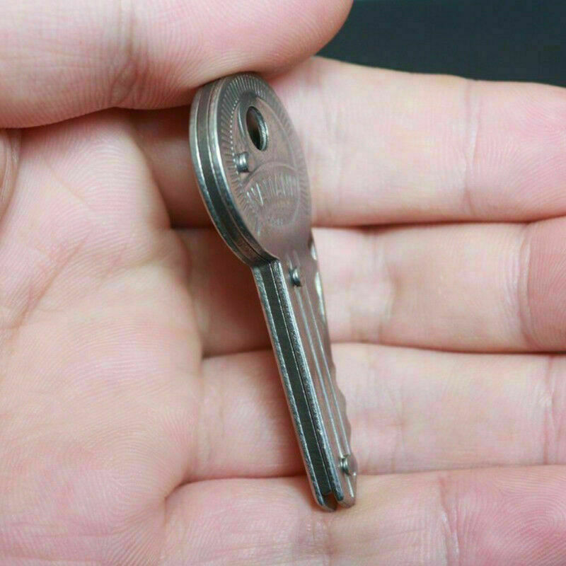 Creative Fold Key Shaped Folding Pocket Key Metal Self Tool Defense EDC TOP Y3T3