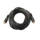 2Pack 15ft RCA Male to Female Extension Cord Audio Adapter for Video DVD CD