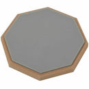 8-Inch Gray Rubber Wood Dumb Drum Practice Training Drum Rack With Bracket